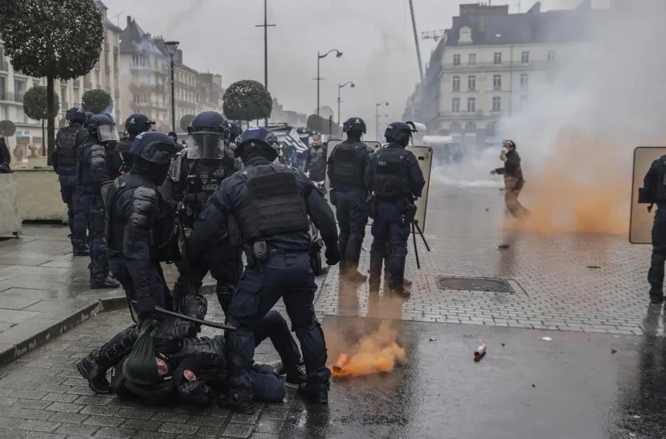 Protests in City